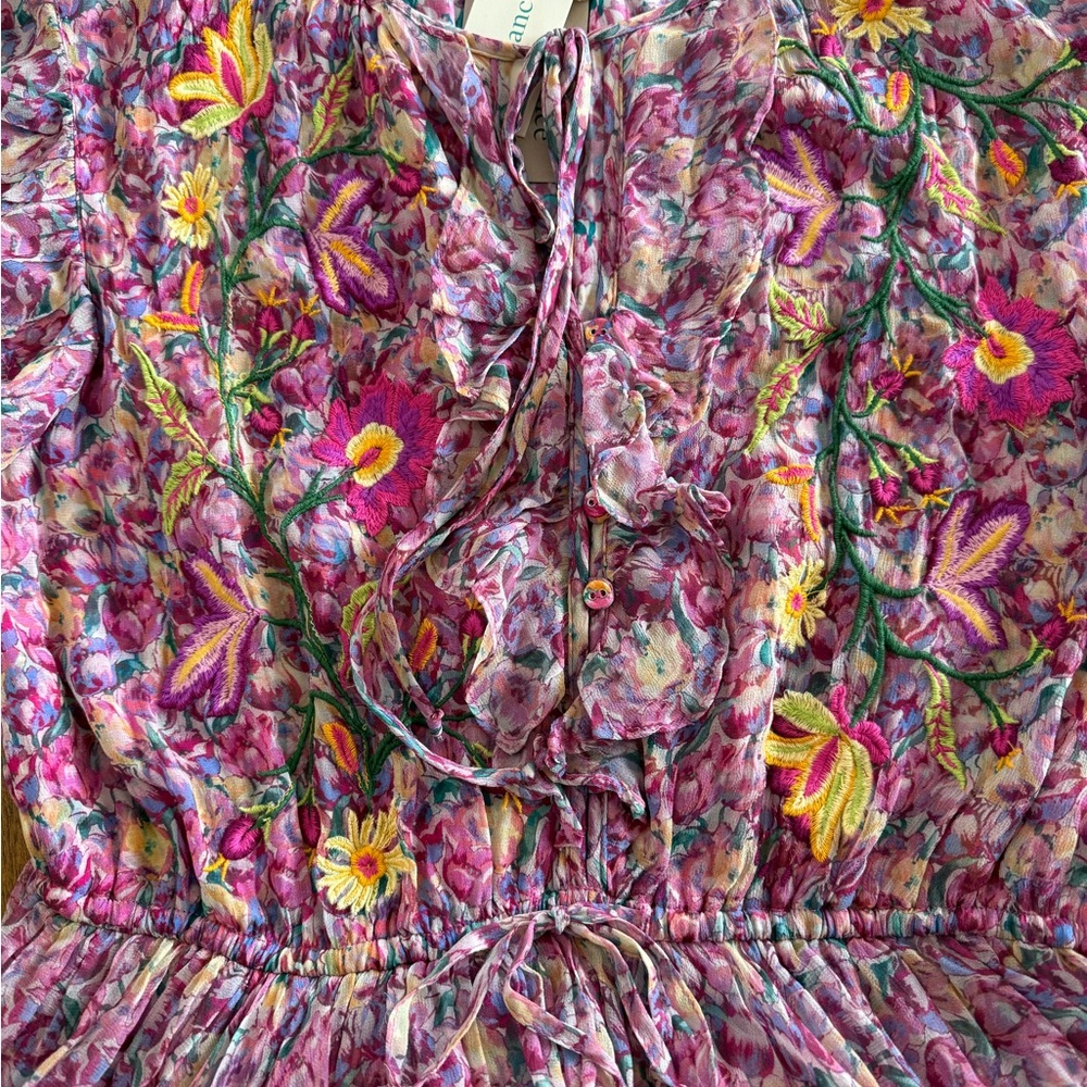 Johnny Was inspired “Eden Embroidered Maxi Dress”. New with tags from Sundance - Picture 3 of 7
